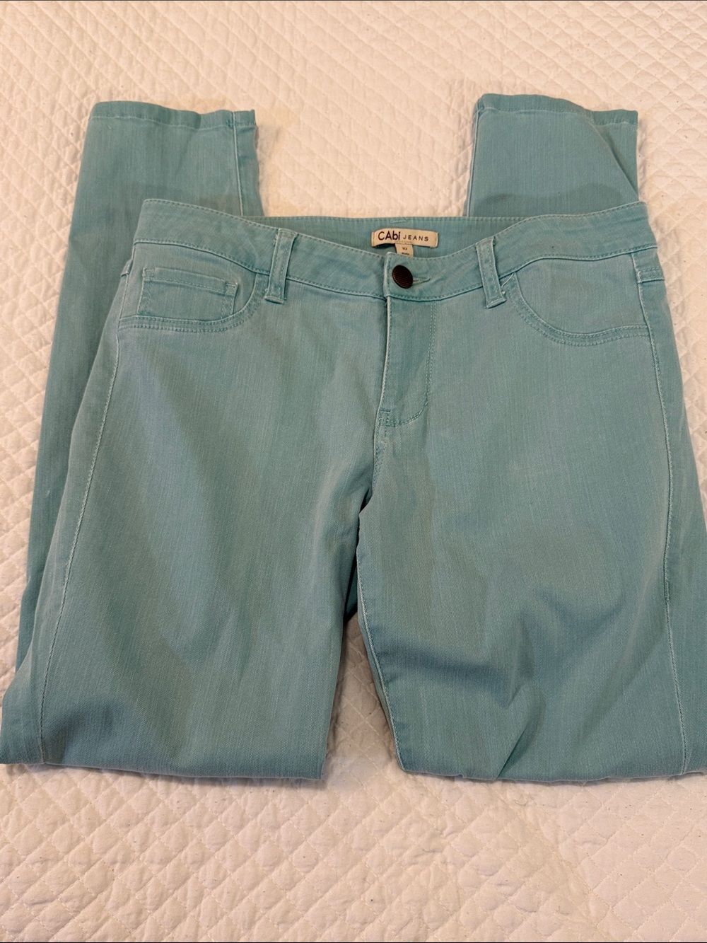 CAbi Jeans Mint Green Skinny Jeans